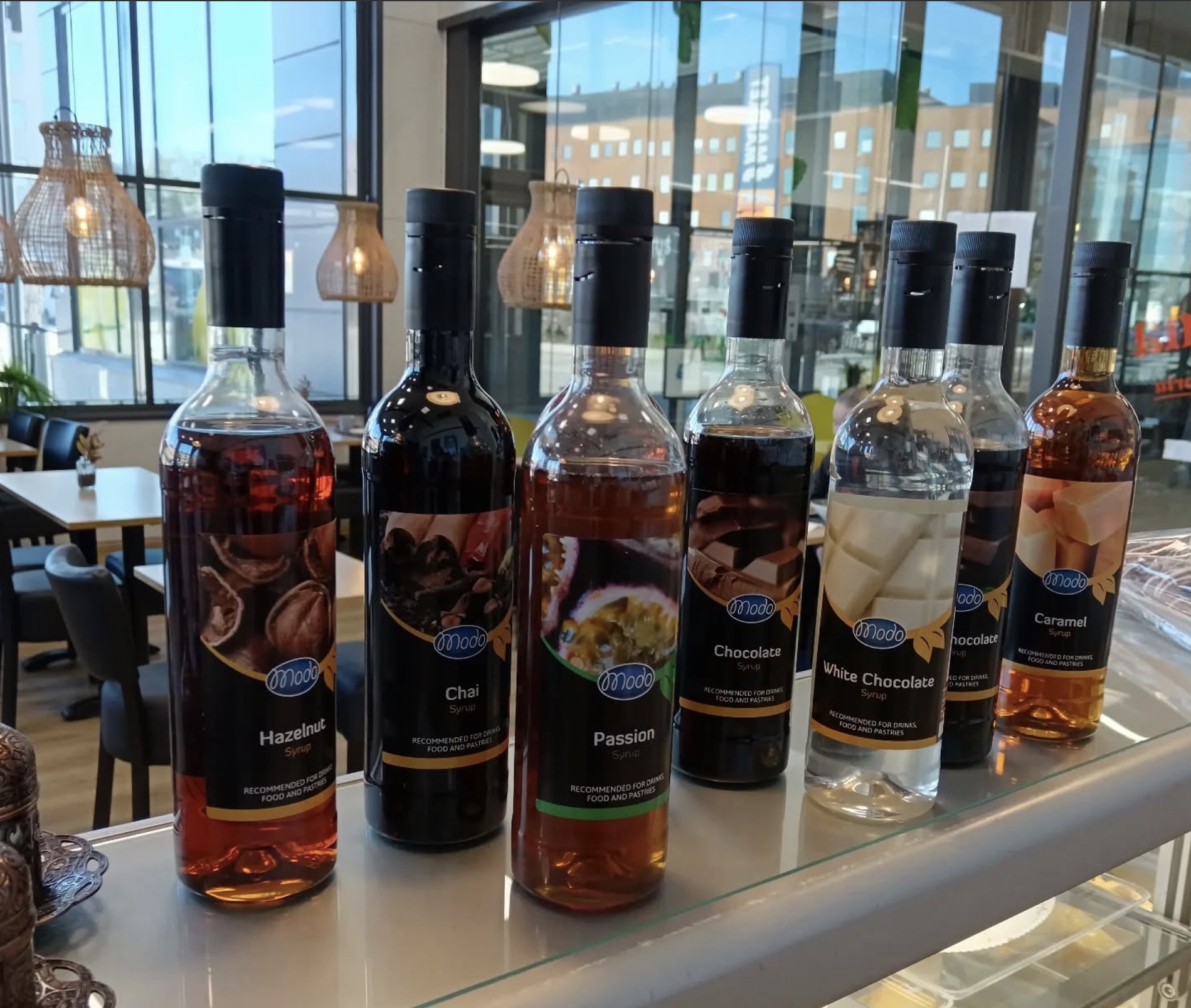 Makusiirappeja kahvilaan